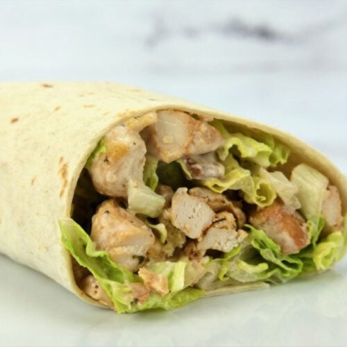 chicken Caesar wraps