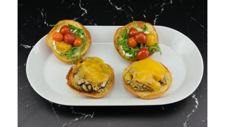 Hearty Farro and Mushroom Burger