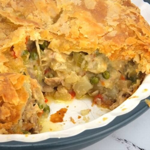 homemade chicken pie