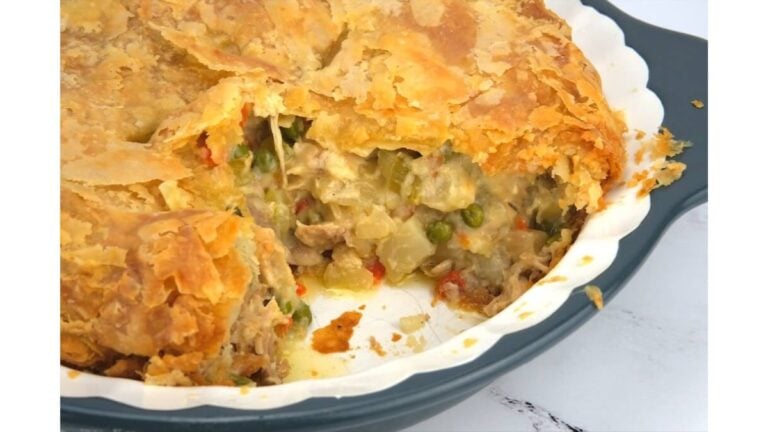 homemade chicken pie