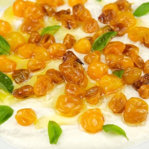 Roasted Tomatoes with Whipped Feta