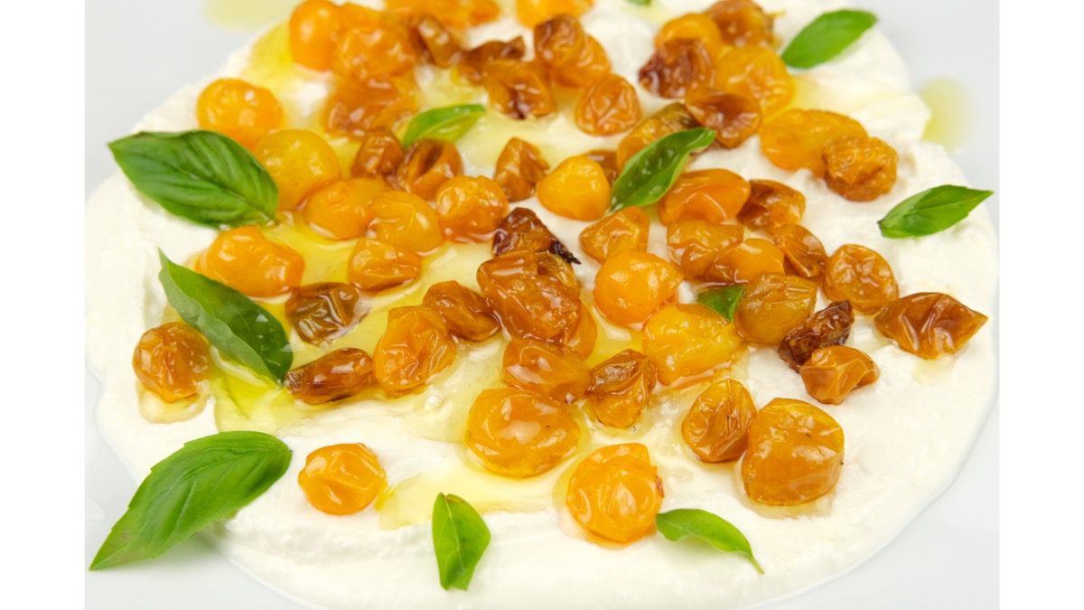 Roasted Tomatoes with Whipped Feta