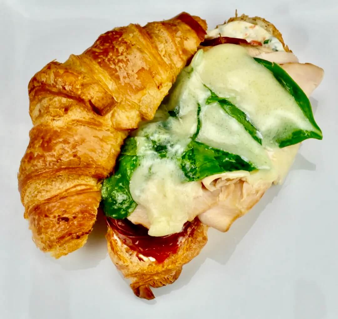 smoked turkey & cheese croissant