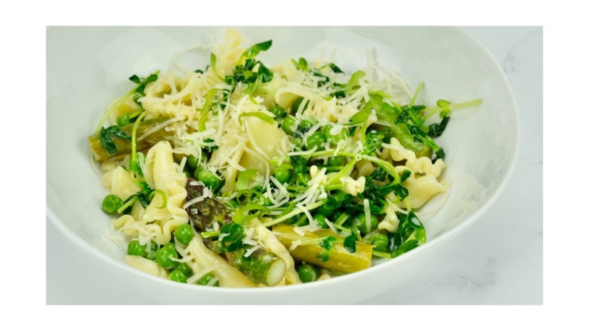 Lemon Pasta with Spring Vegetables