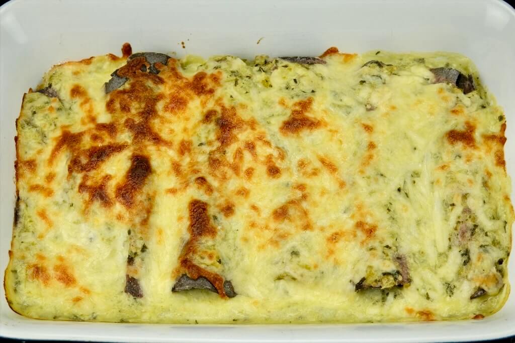 fresly baked baked enchiladas suizas