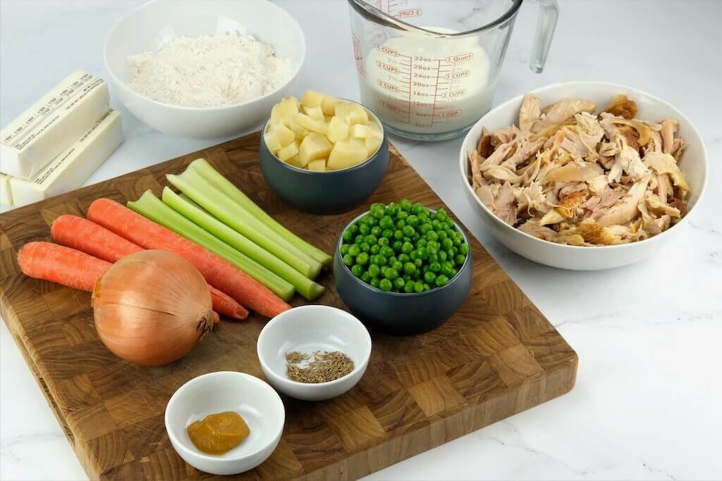 chicken pie ingredients