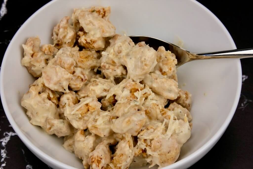 chicken with Caesar dressing