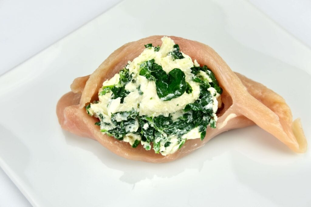 Gruyere stuffed chicken breast