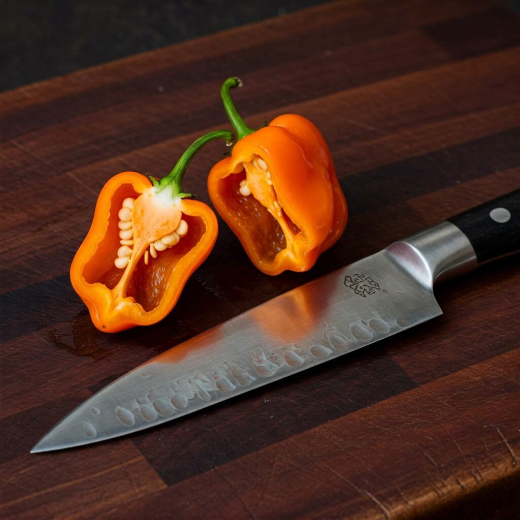 habaneros for the spicy ice cream