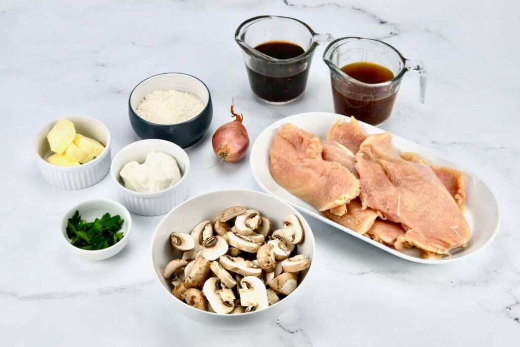 ingredients for chicken marsala