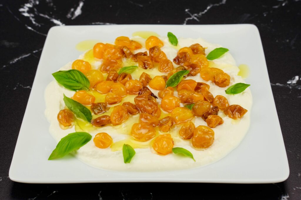 Roasted Tomatoes with Whipped Feta