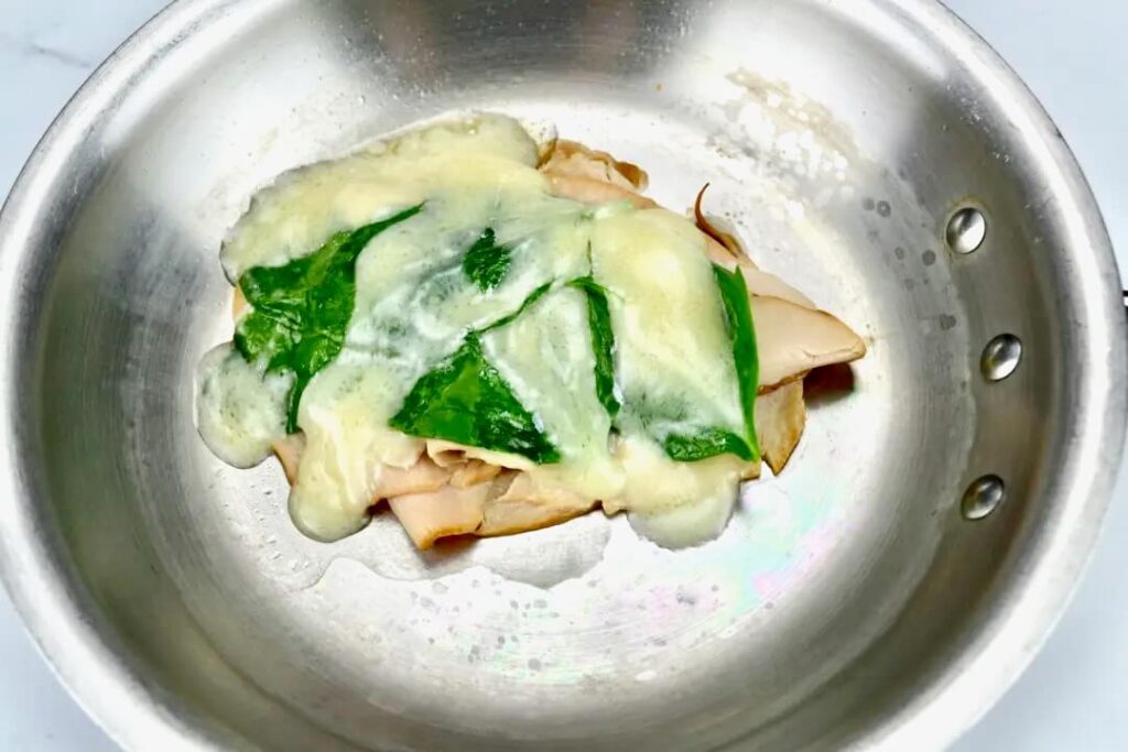 croissant with smoked turkey & cheese