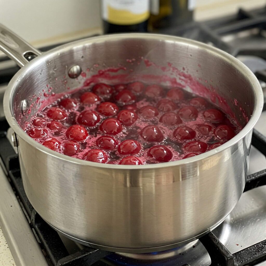 sour cherry compote