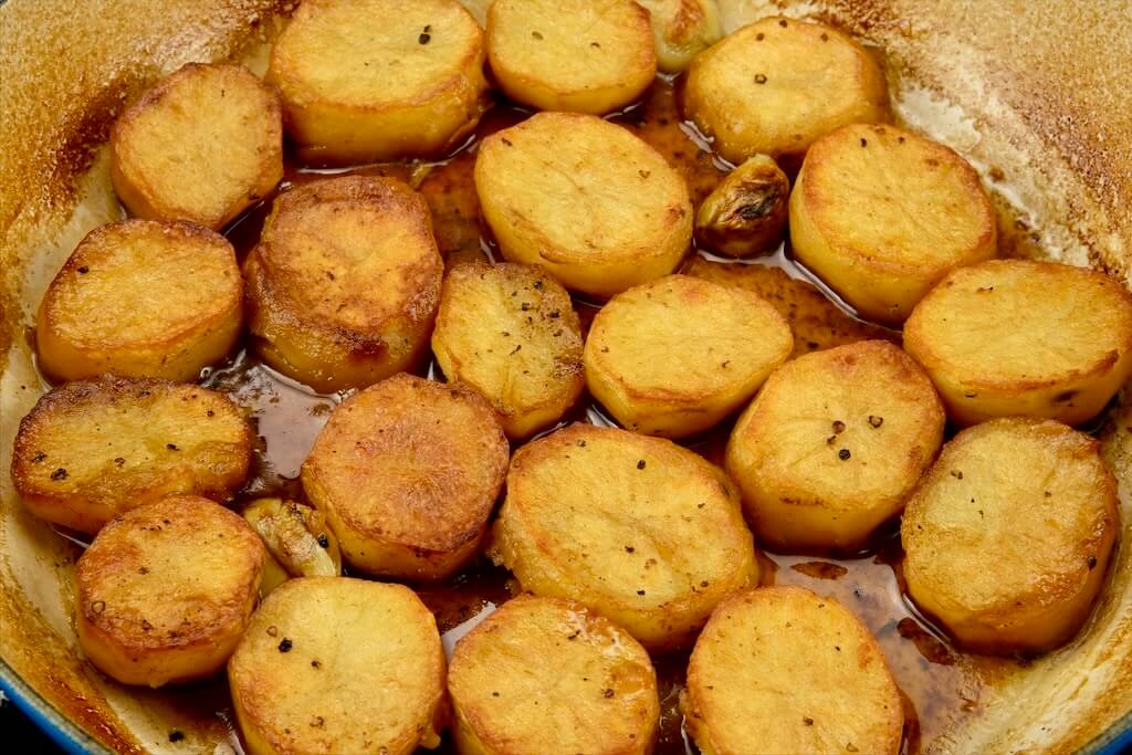 duck fat melting potatoes or duck fat fondant potatoes
