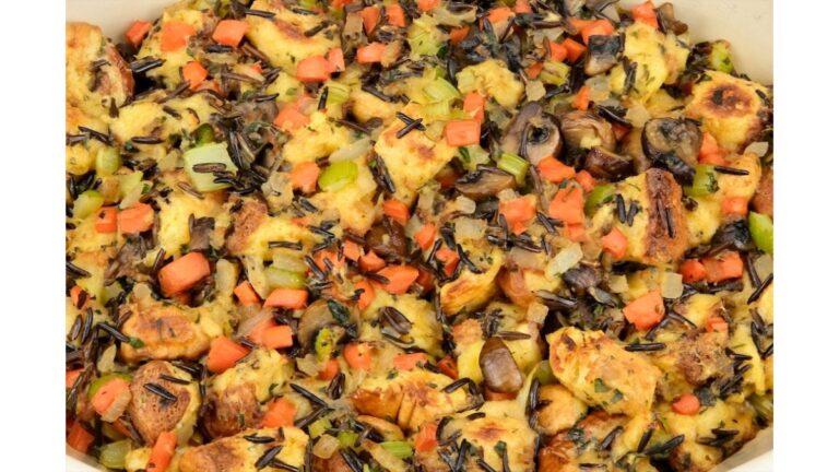Challah and Wild Rice Stuffing