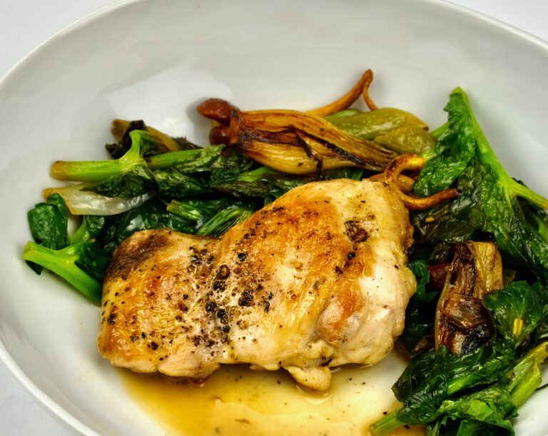 One-Pan Chicken with Spring Vegetables