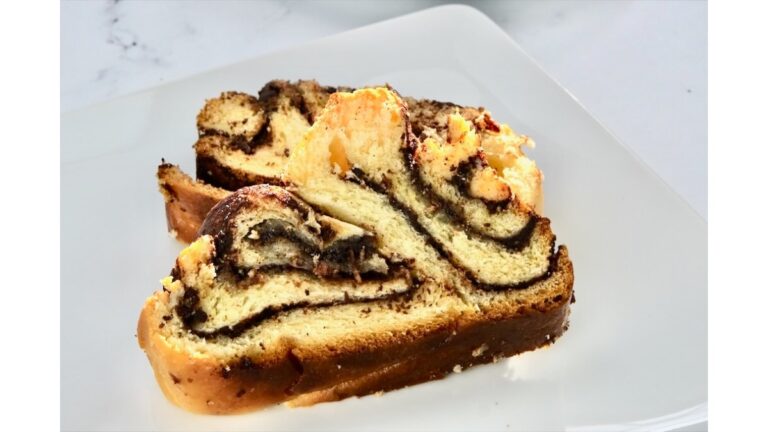 Chocolate Babka with Orange, Cinnamon, and Espresso