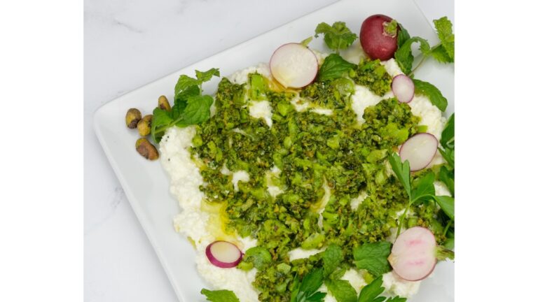 Fava Beans with Lemon Ricotta and Fresh Herbs