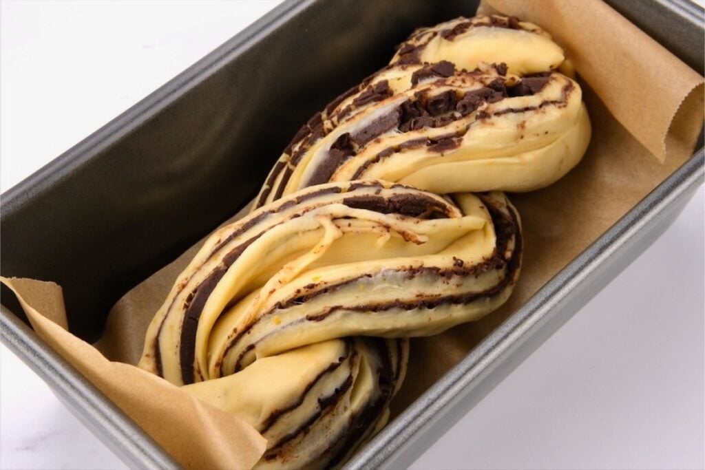 homemade orange chocolate babka