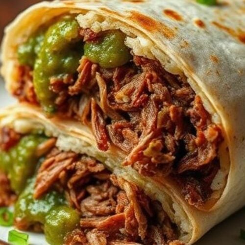 Shredded Beef Burrito