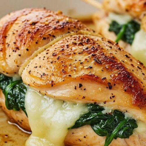 Gruyere stuffed chicken breast
