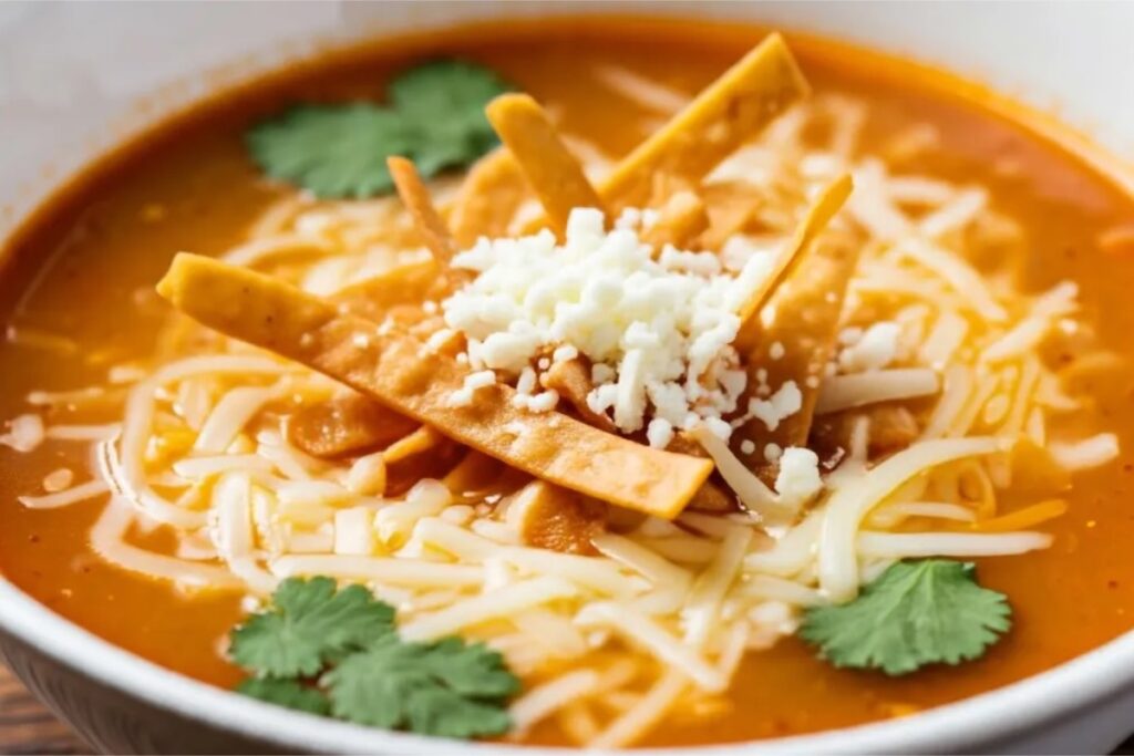 homemade tortilla soup