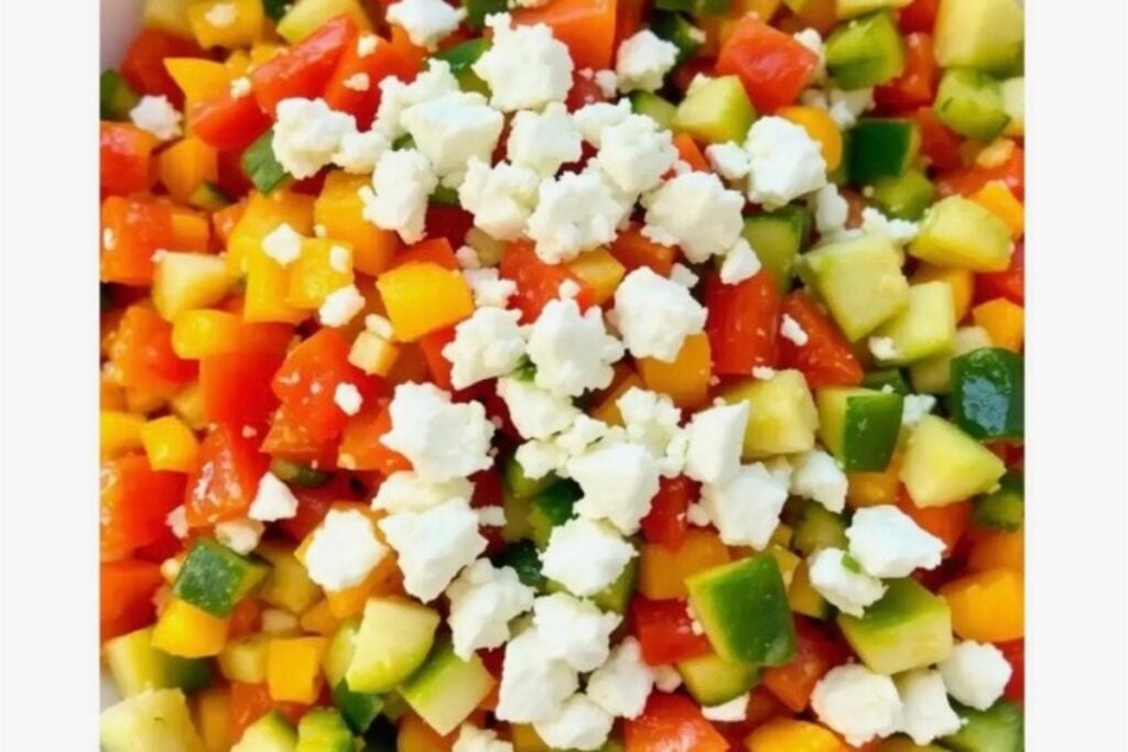 Israeli Salad recipe with feta