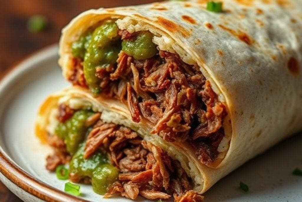 Shredded Beef Burrito
