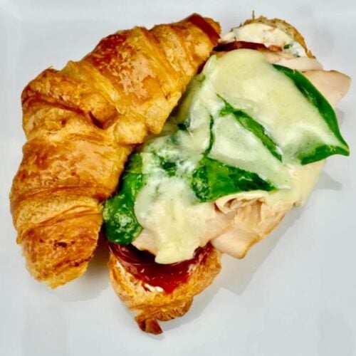 Smoked Turkey and Cheese croissant