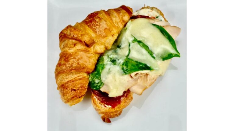 Smoked Turkey and Cheese croissant