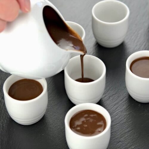 spiced chocolate budino