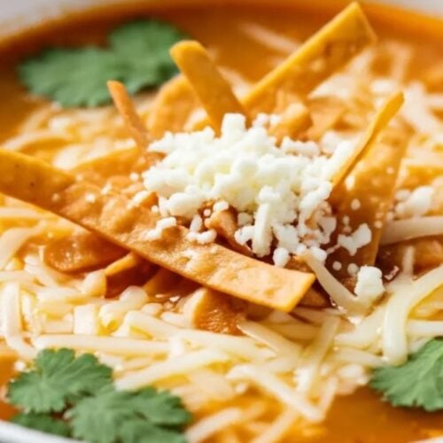 homemade tortilla soup