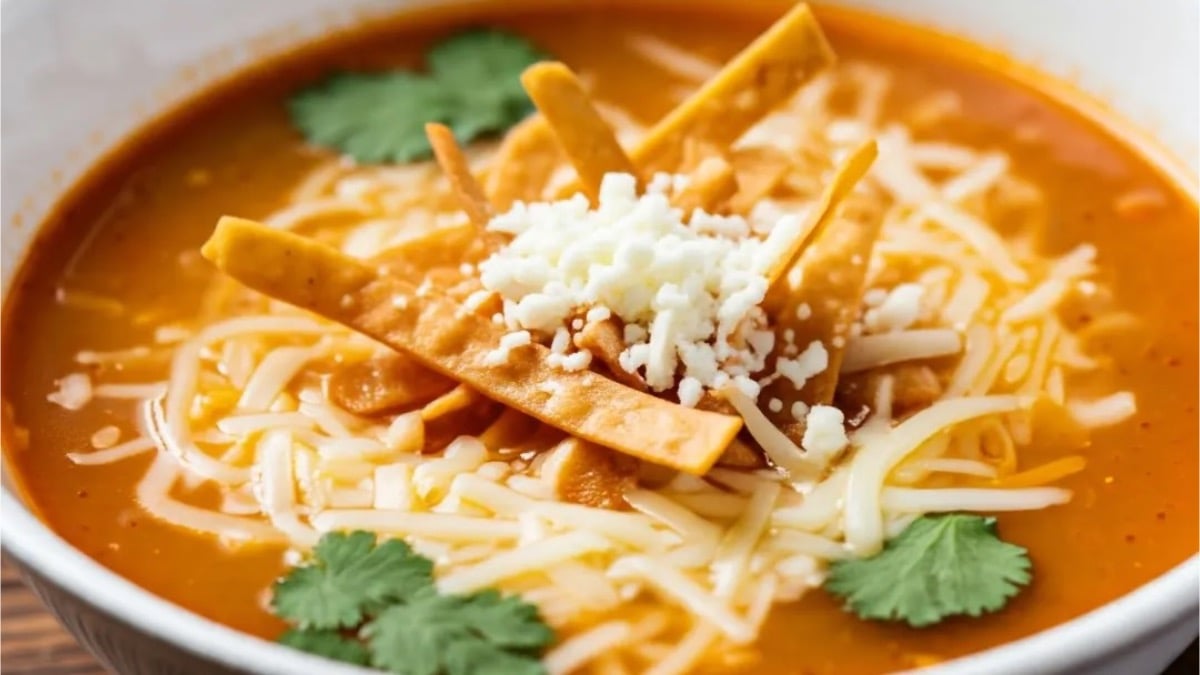 homemade tortilla soup