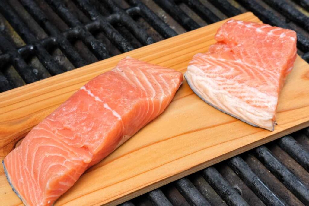 salmon on a cedar plank for hot honey cedar plank salmon recipe