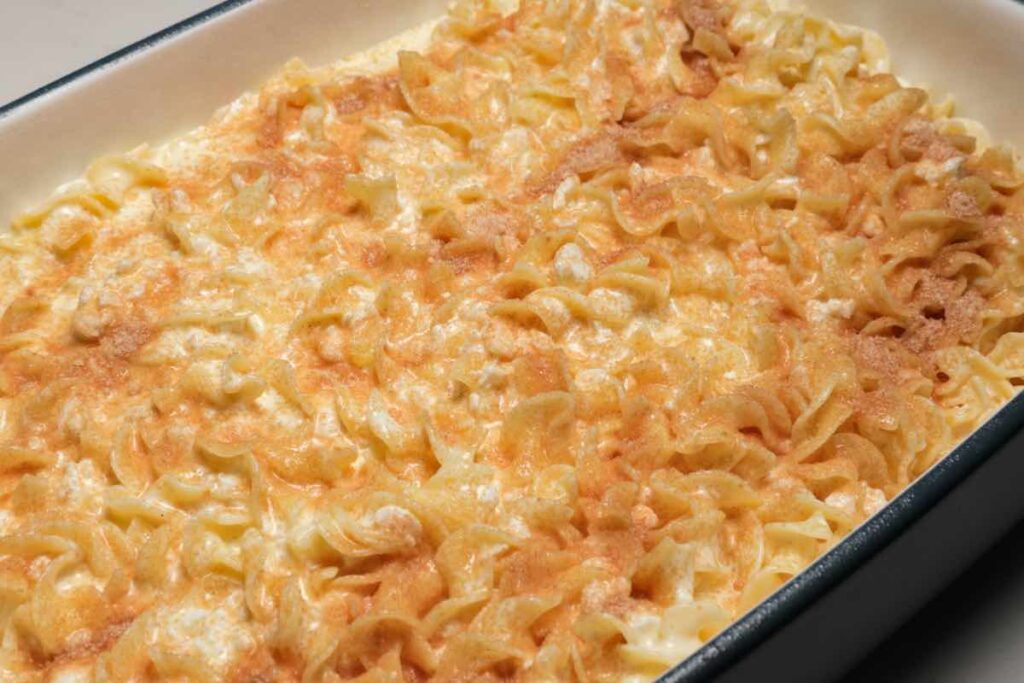 sweet noodle kugel
