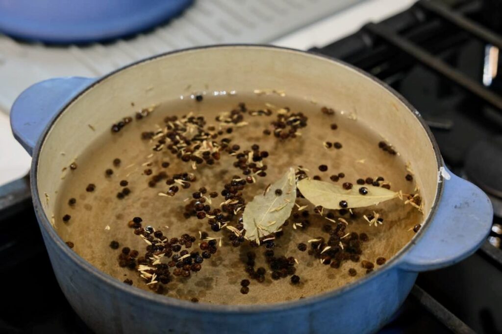 brining solution for the Thanksgiving turkey