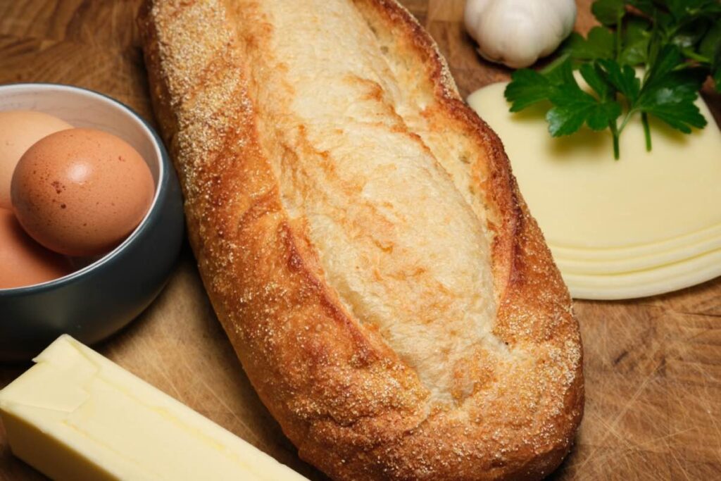 ingredients for the khachapuri recipe