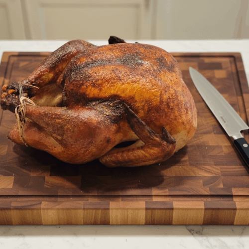 buttermilk-brined Thanksgiving turkey