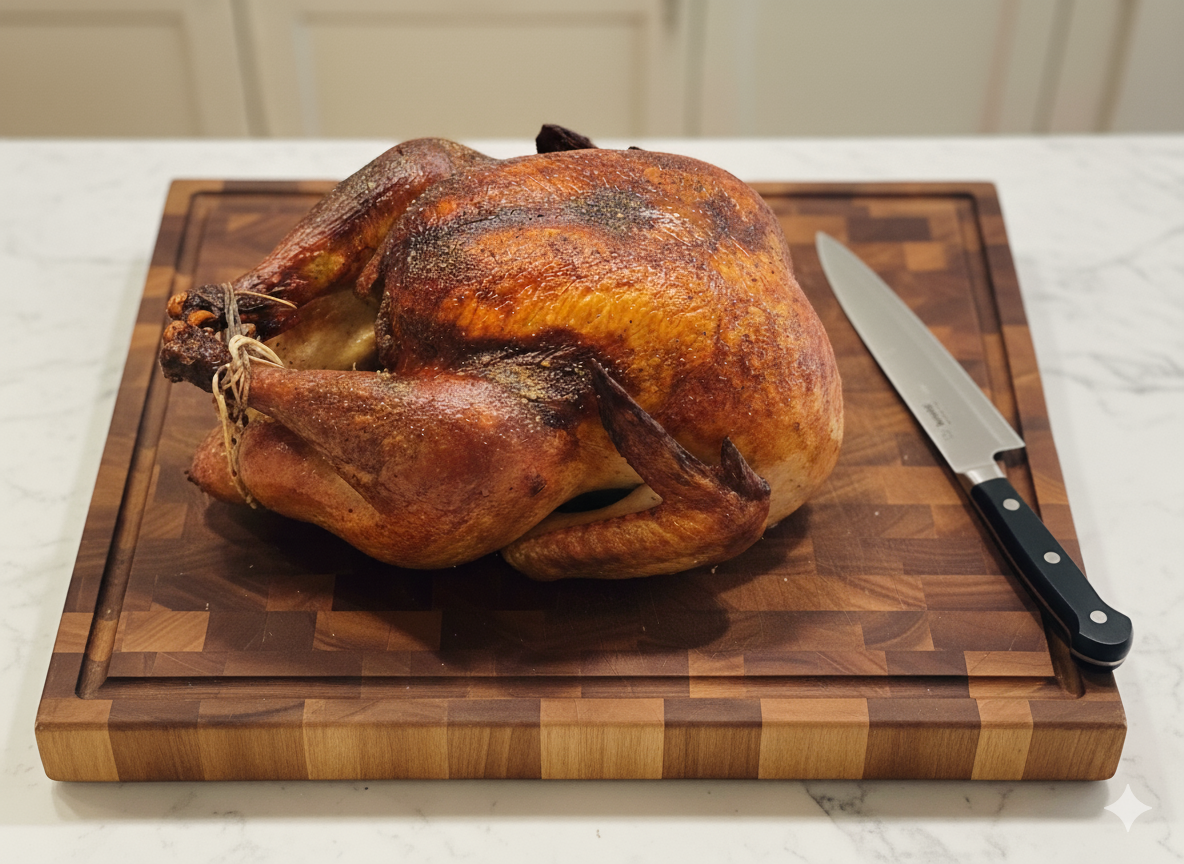 buttermilk-brined Thanksgiving turkey