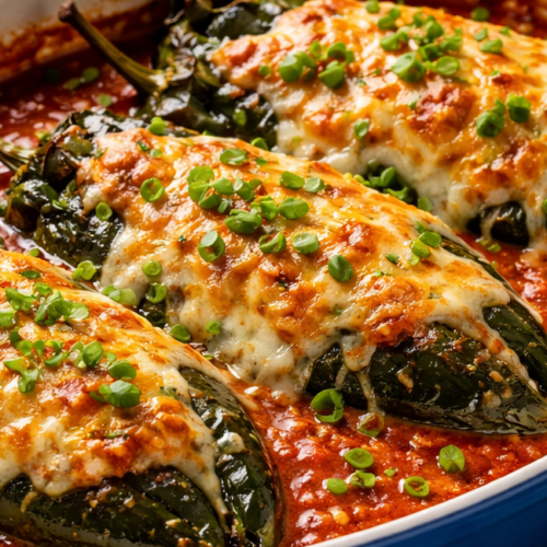 baked chiles rellenos recipe