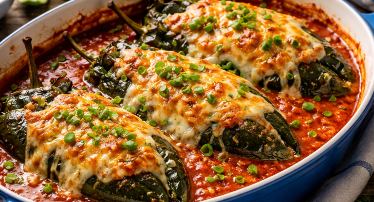 baked chiles rellenos recipe