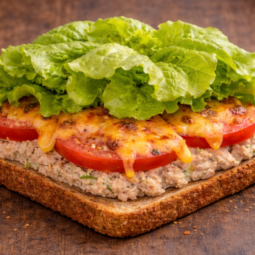 homemade tuna melt