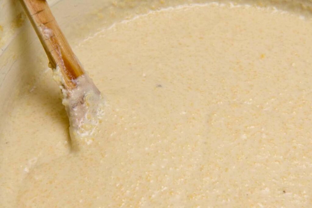 creamy mushroom polenta