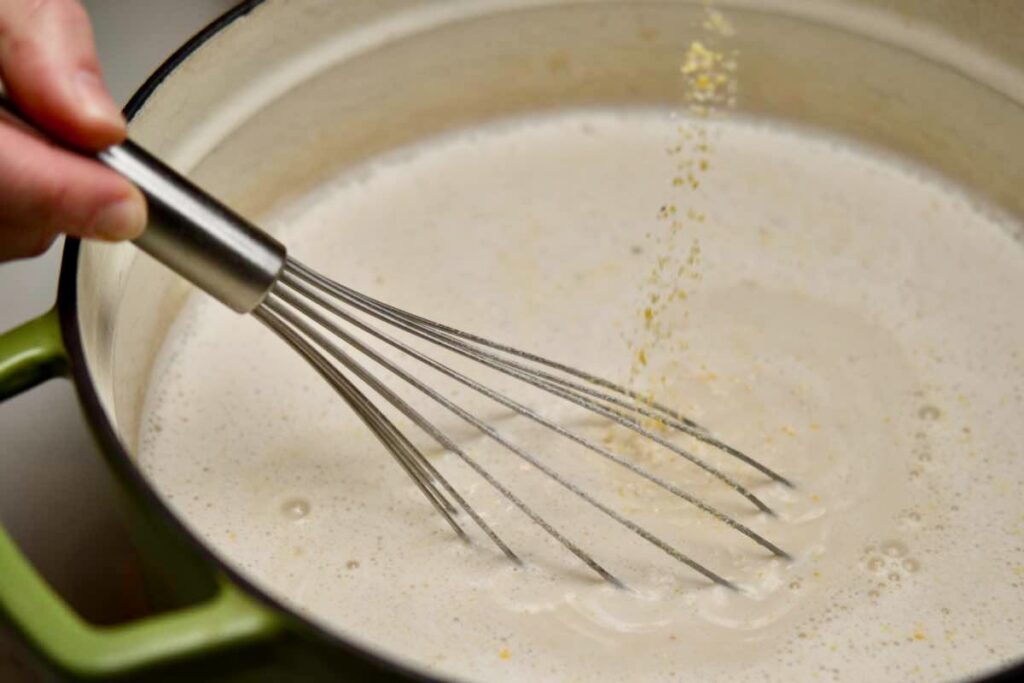 creamy mushroom polenta
