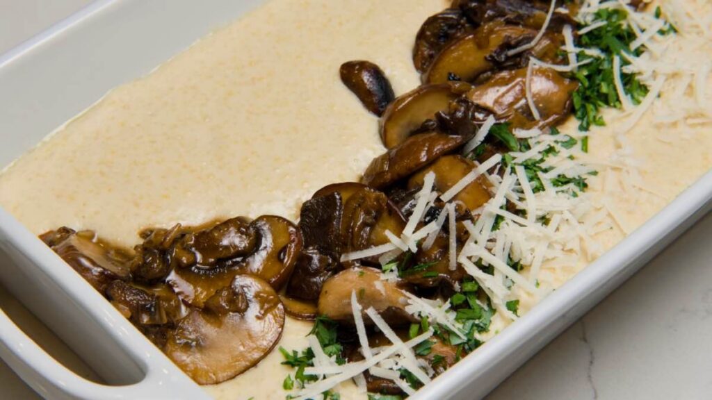 creamy mushroom polenta