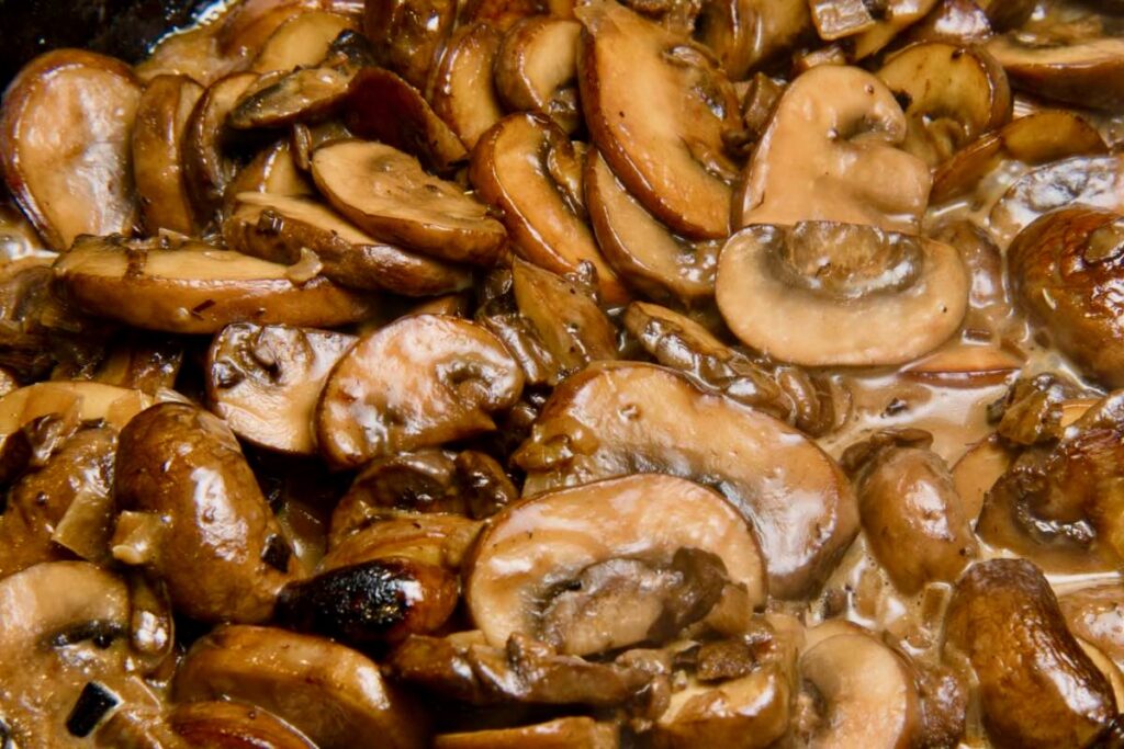 creamy mushroom polenta