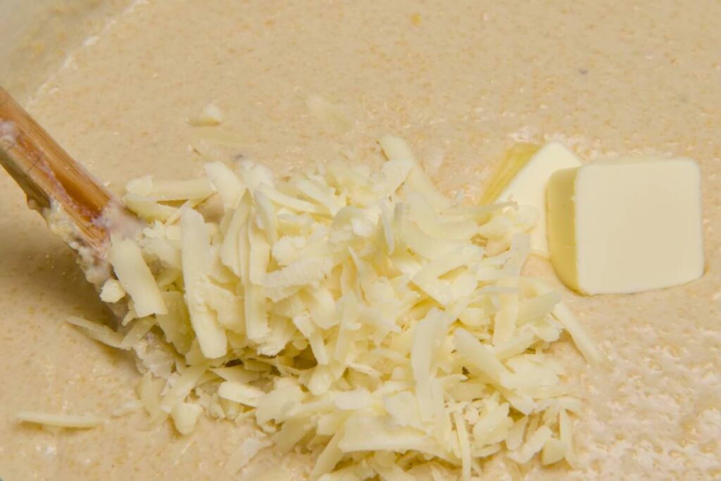 creamy mushroom polenta