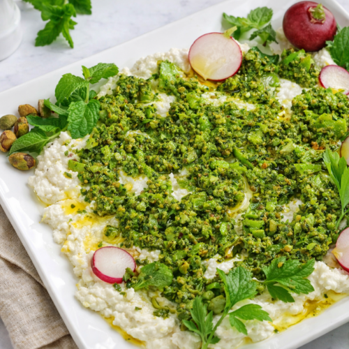 fava beans with lemon ricotta