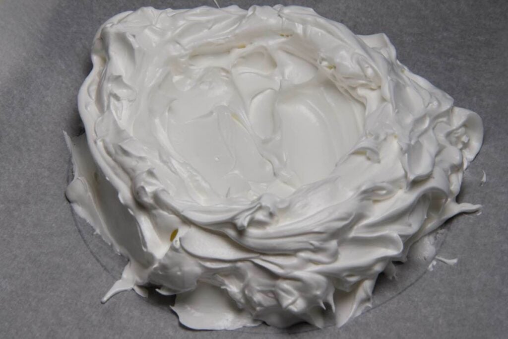 whipped egg whites for pavlova