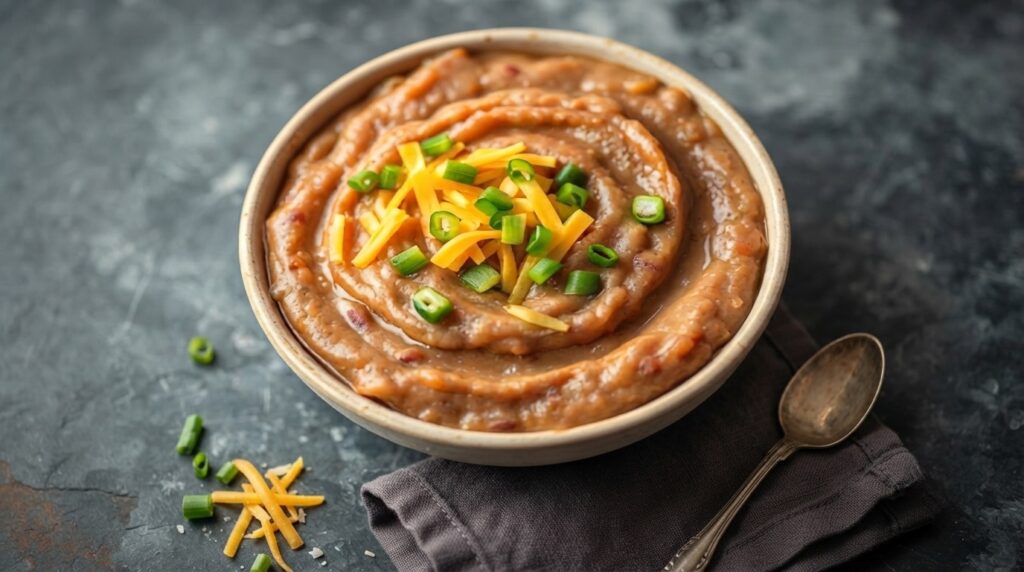 slow cooker refried beans